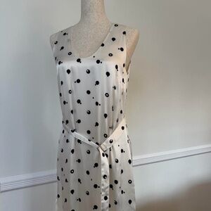Rosetta Getty silk polka dot maxi dress